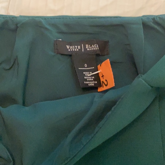 White House Black Market -business skirt - emerald - Picture 4 of 5
